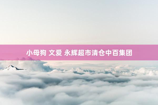 小母狗 文爱 永辉超市清仓中百集团