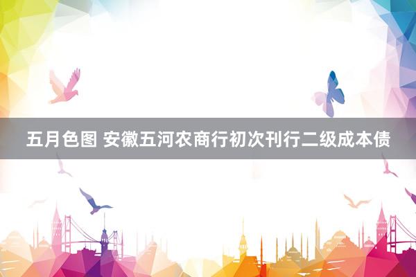 五月色图 安徽五河农商行初次刊行二级成本债