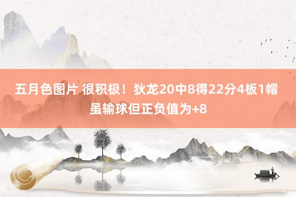 五月色图片 很积极！狄龙20中8得22分4板1帽 虽输球但正负值为+8