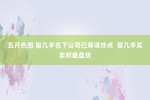 五月色图 留几手名下公司已筹谋终点  留几手买卖邦畿盘货