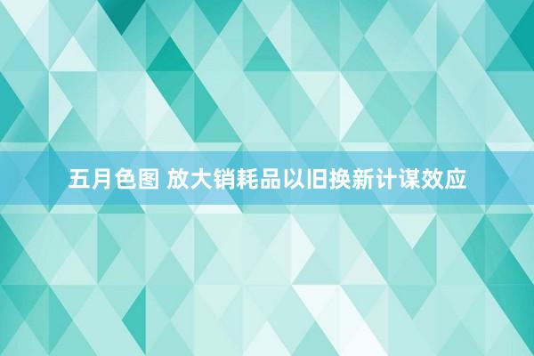五月色图 放大销耗品以旧换新计谋效应