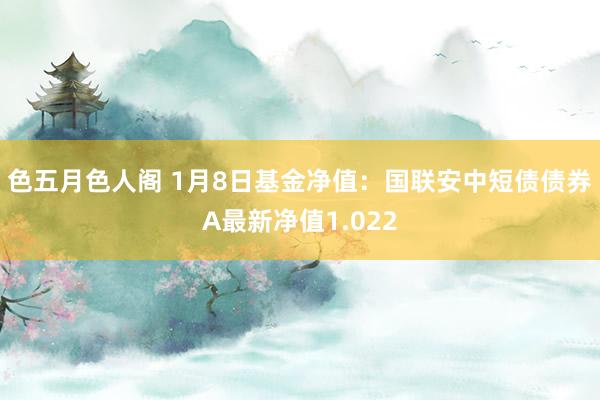 色五月色人阁 1月8日基金净值：国联安中短债债券A最新净值1.022